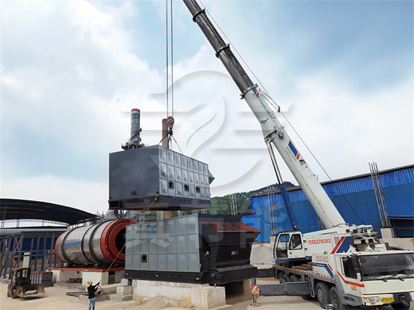 木薯渣烘干機吊裝現(xiàn)場 木薯渣烘干機吊裝現(xiàn)場