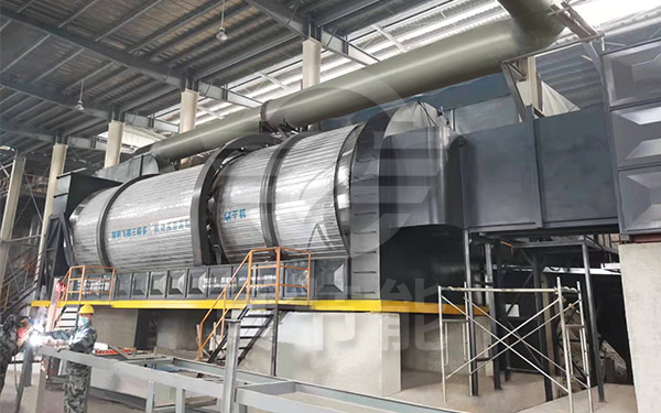 豆渣烘干機運行現(xiàn)場 豆渣烘干機運行現(xiàn)場