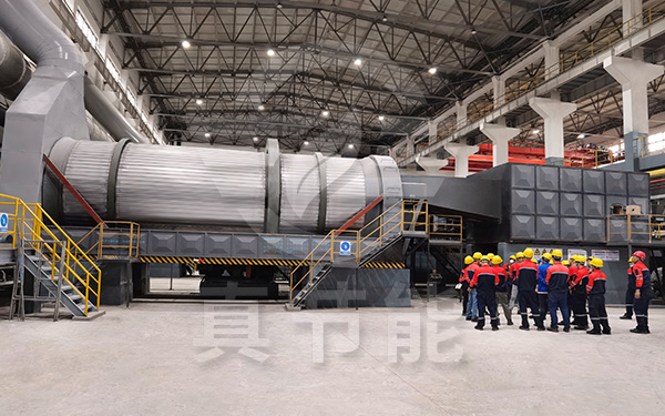 食用菌渣烘干機(jī)案例現(xiàn)場